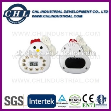Unique cock shaped plastic timer manufacturer
