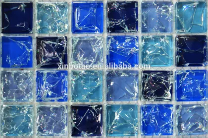 Blue glass mosaic tile,mosaic tile