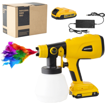 Lithium Battery Powered Wireless Spray Gun for Woodworking