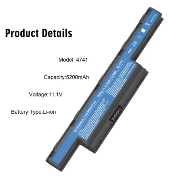 Factory Laptop Battery for Acer Aspire 5741 5736 5733 5742 5755 5742 AS10D31 AS10D3E