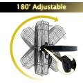 HICFM 9100 CFM 24 inch Commercial Industrial High Velocity Wall Mount Fan for Warehouse, Greenhouse, Workshop, Residential