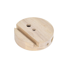 Lighting Accessories Round Wooden Base
