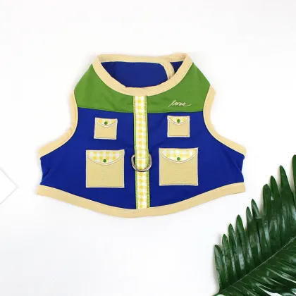 OEM/ODM Color stitching pocket splicing pet vest