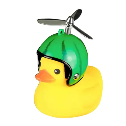 Turbo Duck with Helmet: Unique Motorcycle Bell and Electric Bike Accessories on TikTok