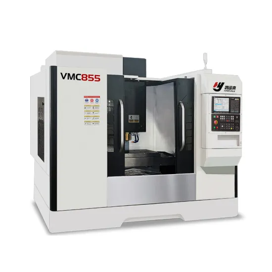 5-Axis VMC855 Multifunctional CNC Milling Machine with 5.5kw Spindle for Metal Processing