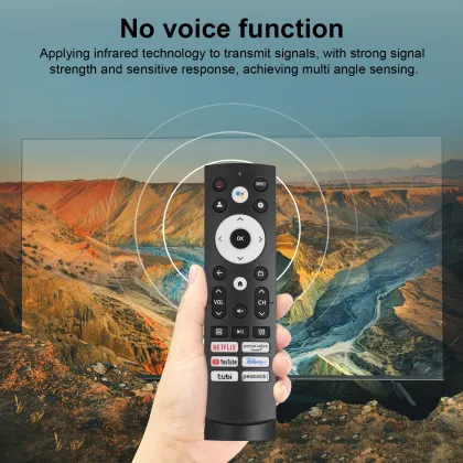 Infrared TV Remote Compatible with All Hisense 4K ULED HD/UD Android Smart TV