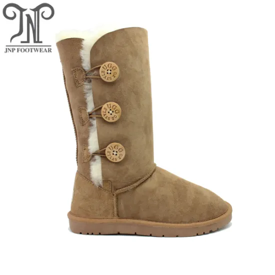 Women's Button Comfort Winter Warm Snow Boots