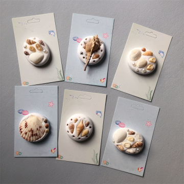 Wholesale Refrigerator Beach Seashell Conch Magnet Sticker - Fridge Decor