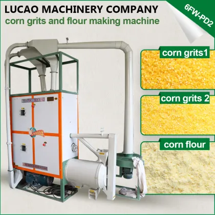 small scale industries corn maize grits and flour making machines