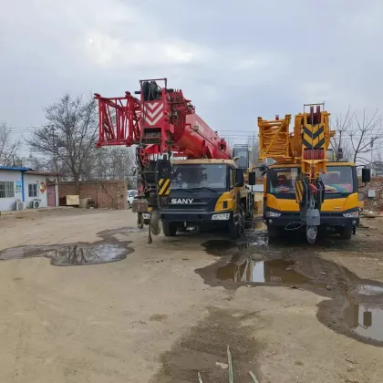 High Quality 75 Ton Sany Mobile Crane for Sale - STC800 80 Ton Used Truck Cranes