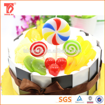 fancy birthday cake shaped number candle