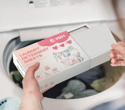 Fresh Linen Laundry Detergent Strips sheets