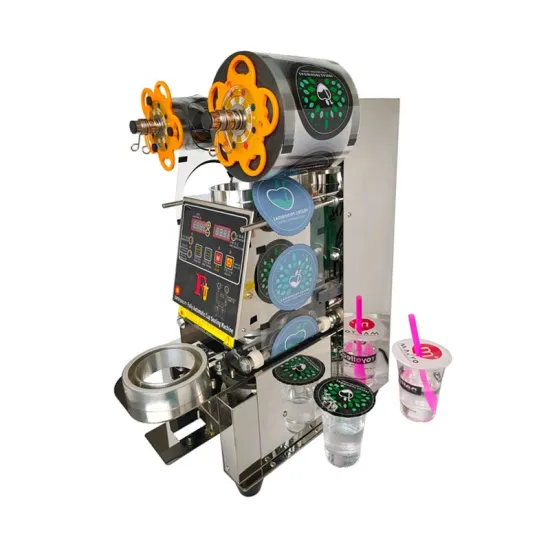 Fully Automatic PP PET PLA Beverage Cup Heat Sealing Machine