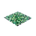 Classic glass mosaic green tile design