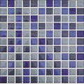 Piastrella mosaico in vetro misto 300x300x4mm