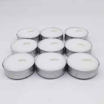 Pressed Paraffin Wax Unscented Smokeless Tea Light Candle
