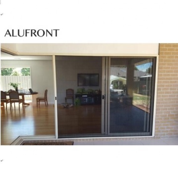 Exterior Aluminum Doors and Windows with Retractable Mosquito Screens and Security Mesh