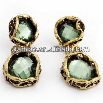 2014 ladies fashion jewerly turquoise earrings fulani earrings