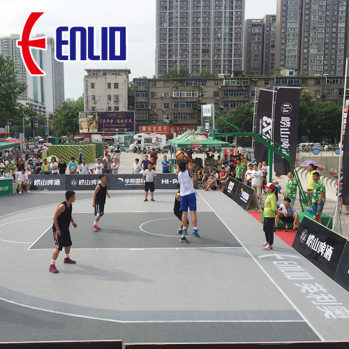 Outdoor kunststof sport tegel basketbalveld vloeren