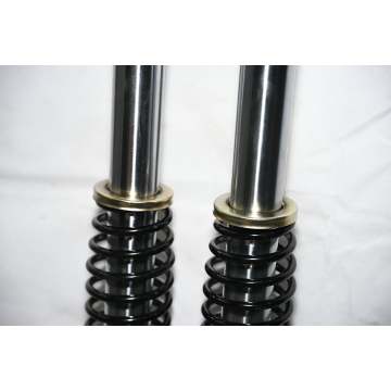 Amortiguador de 3 ruedas con puntas de resorte exterior