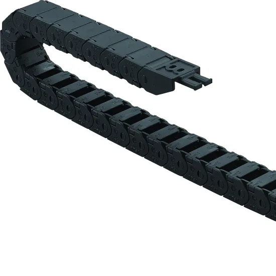 Semi-Closed Interior Opening Plastic Carrier Chain Conveyors Machine Cable Chain (J15BFSeries)