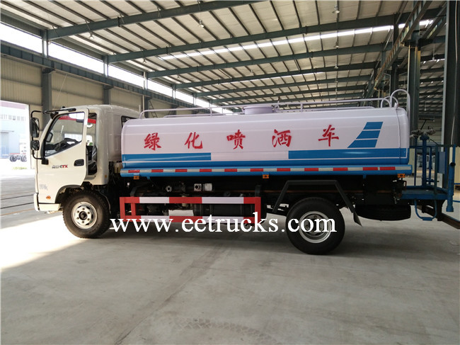 6 CBM Sprinkling Water Tank Trucks