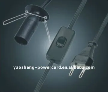 VDE approval salt lamp power cord