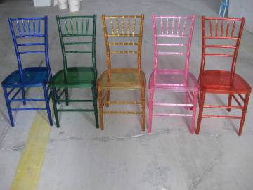 Anna Colorful Resin Chiavari Chair Plastic Chiavari Chair