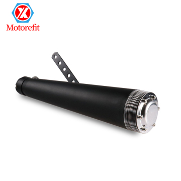 RTS Retro Exhaust Pipe Straight Row for Harley Bobber Chopper Cafe Racer