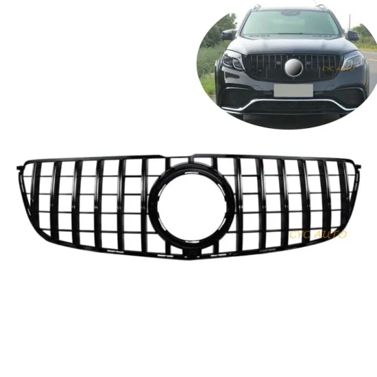 Modified Grille GT Front Facelift Panamericana Grill for Mercedes Benz GLS Class X166 2016-2019 Body Kit