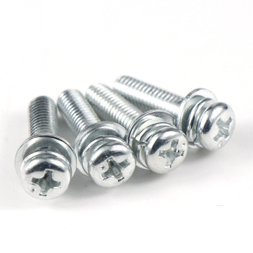 Stainless Steel Round Cross Recessed Pan Head Hexagon Combination Pan Head Machine Screw Set