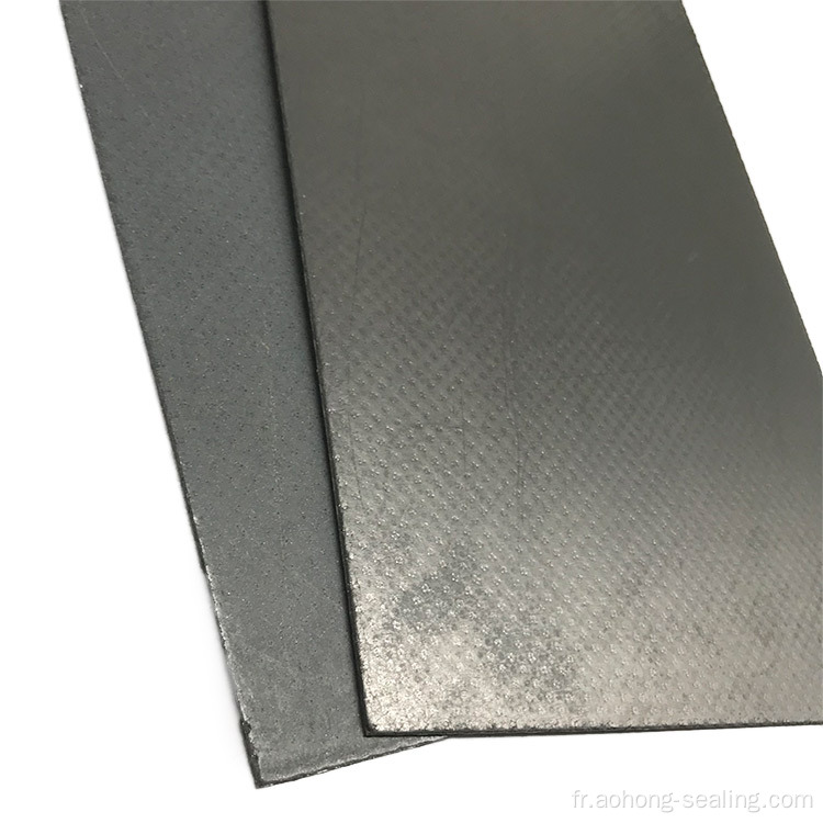 Feuille de joint composite en graphite renforcé en aval