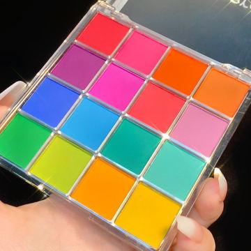 Euphoria Rainbow Macaron Neon Kleurrijk 16-delige matte oogschaduwpalet