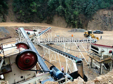 Reliable rubber belt conveyor