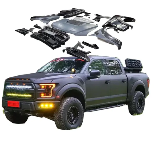 Offroad Accessories for Pickup Trucks: Bumpers, Fender Flares, Engine Hoods, and Wide Body Kits for F150
