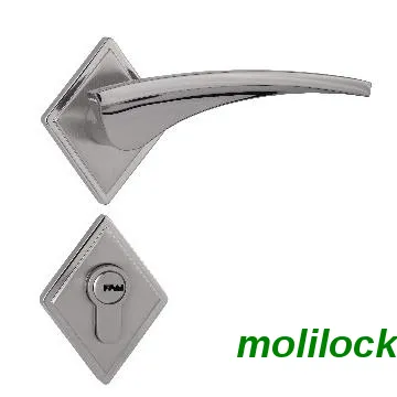 Handle Door Lock with Antique Brass Finish