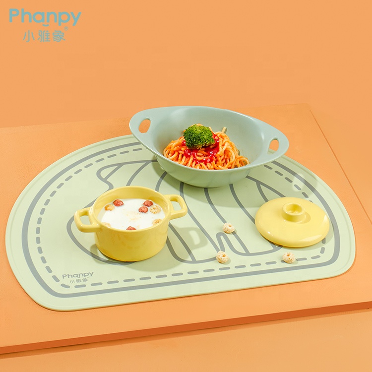 Tapis pour assiette d&#39;alimentation en silicone pour enfants Amazon