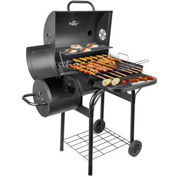 Schwarzes Holzkohleholz Sägemehl BBQ Holzkohle