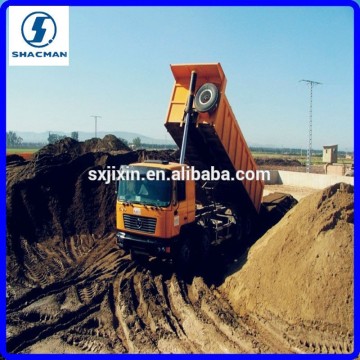 Shacman front tipper truck with U-Shape body lower gravity heavy loading lighter body