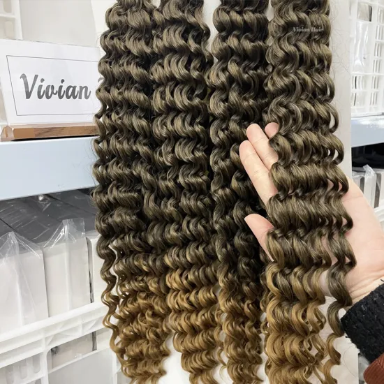 3x 4X Ocean Wave Deep Wave Soft Locs Crochet Hair and Heat Resistant Curly Protein Fibre Hair for Women