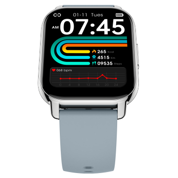 P66 Waterproof Smart Watch: หน้าจอ TFT 1.85 นิ้ว, ตัวติดตามฟิตเนสสำหรับ Android &amp; iOS