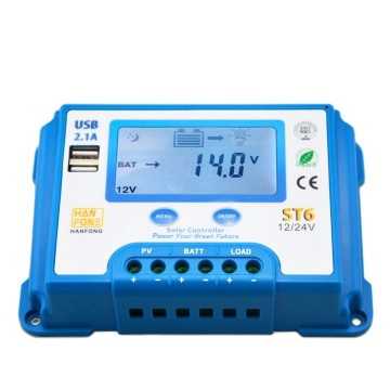 2 USB PWM Solar Controller 12V/24V 20A