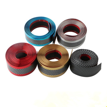High Glossy Auto Bumper Strip - Carbon Fiber Car Sticker for Anti-Collision Door Sill Protection
