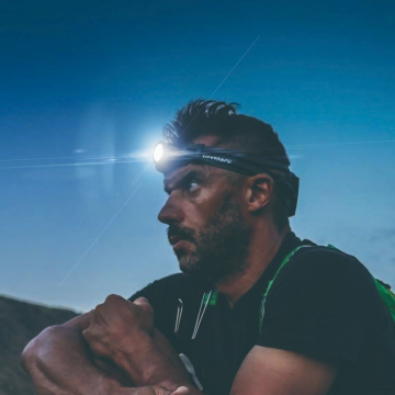 myStar Focus LED Headlamp: 1000lm Strong Light Battery Li-ion USB Headlamp