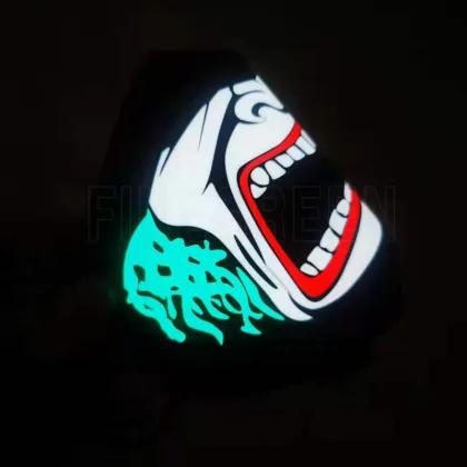 Christmas Ball Party: LED Voice-Controlled Luminous Mask for Night Cycling