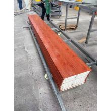 Unique Wall Art Reddish Brown Bark Pattern Metal Carved Board Exterior Wall Insulation Decorative Board Supplier