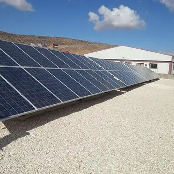 Solar grid system, 120kW, complete module mount structure