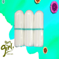 Chlorine free cotton rayon non applicator tampon