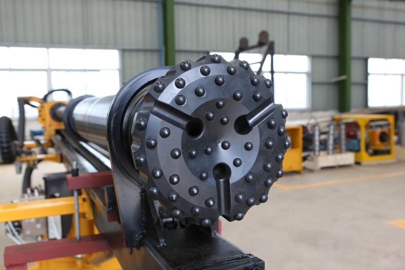 Excavator converted drilling rig