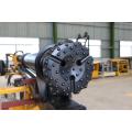 Excavator converted into photovoltaic drilling rig